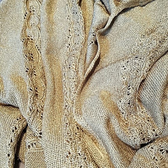 Alfani Metallic Draped Shawl/Cardigan - Picture 8 of 8